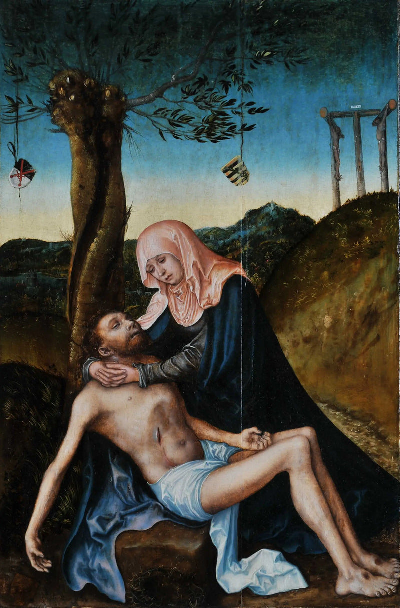 Pietà sotto la Croce - Lucas Cranach il Vecchio