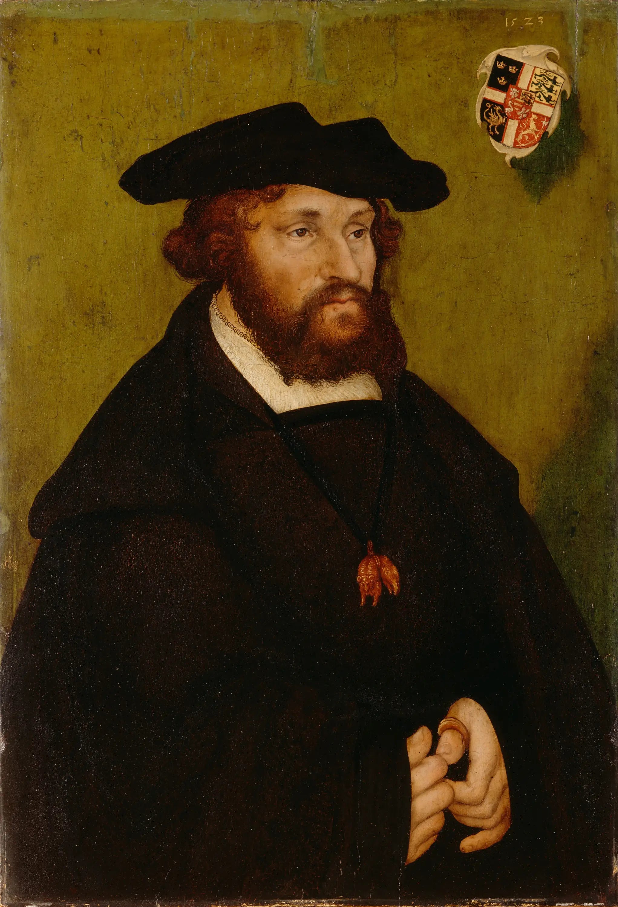 Portrait du roi Christian II du Danemark - Lucas Cranach the Elder - Alpha Reproduction