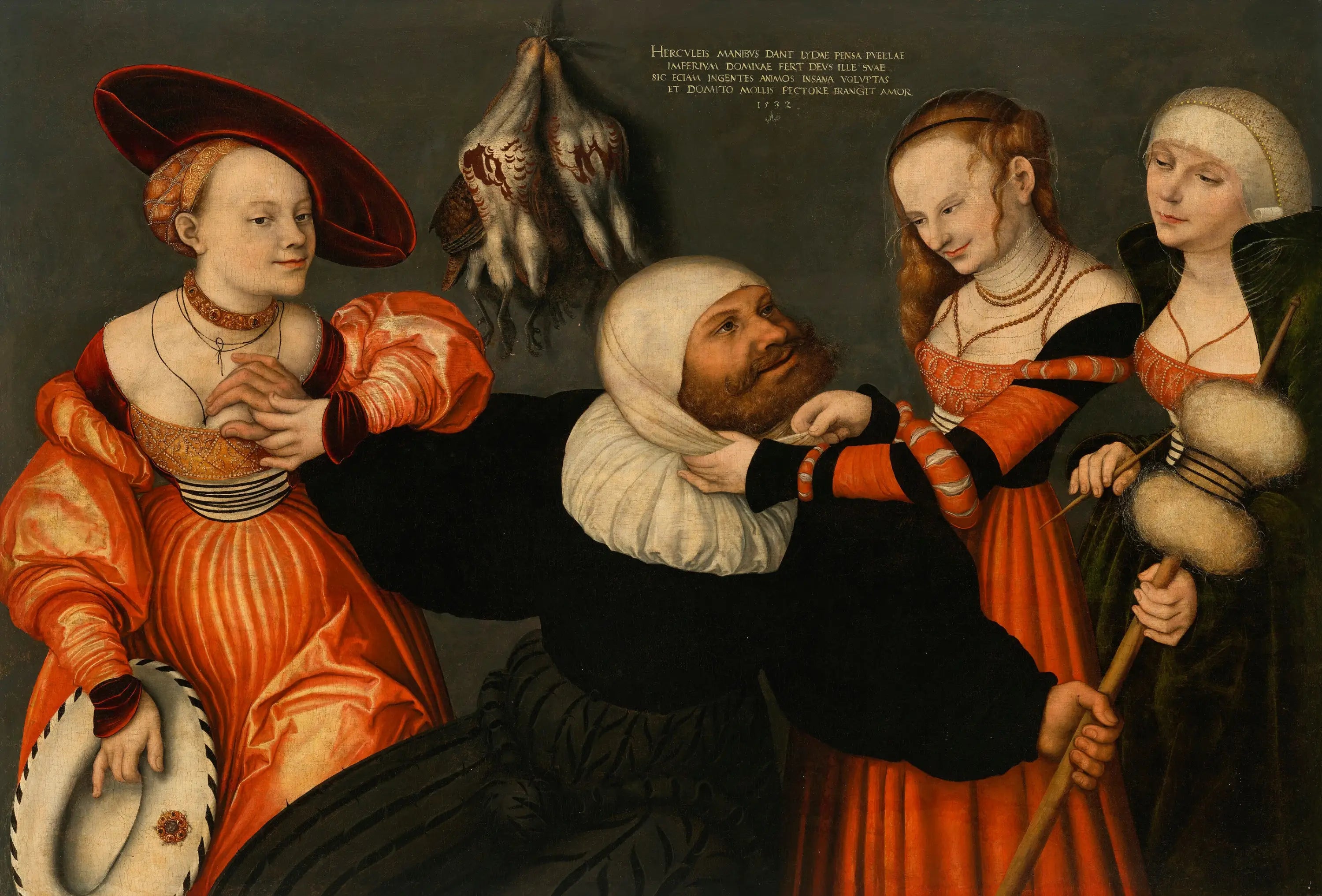 Hercule avec Omphale - Lucas Cranach the Elder - Alpha Reproduction