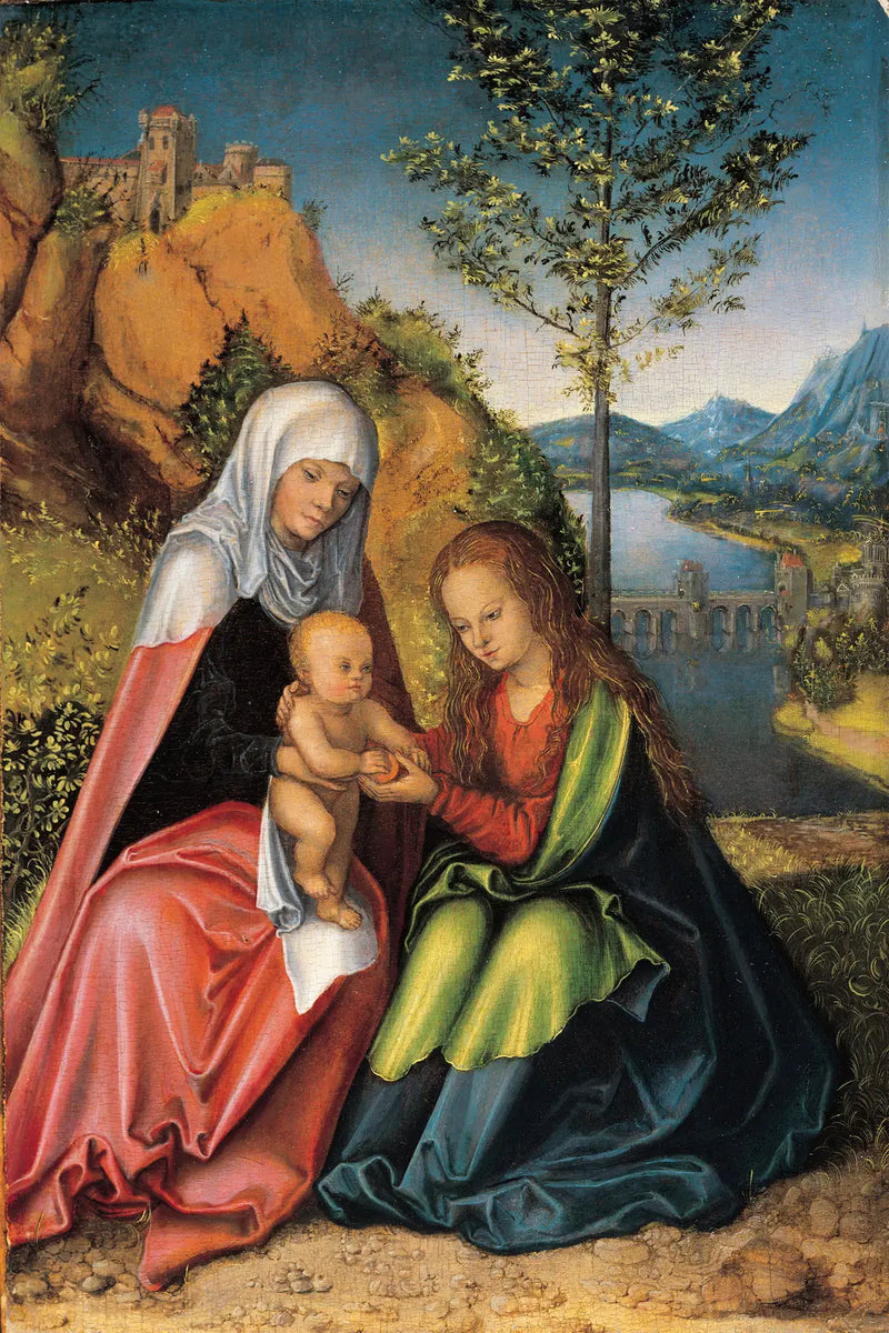 Vergine con il Bambino e Santa Anna - Lucas Cranach il Vecchio
