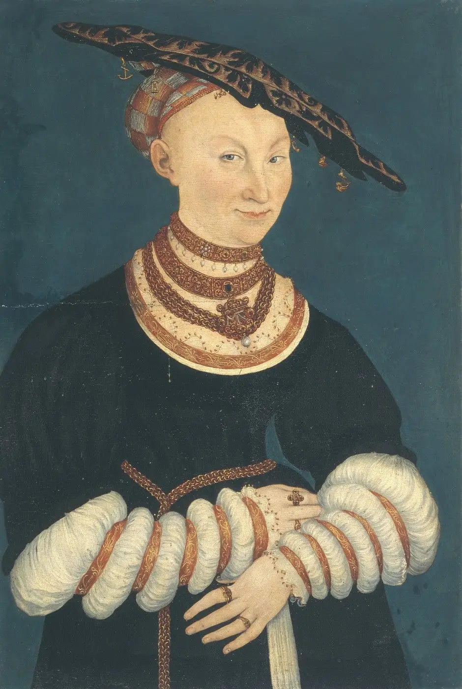 Catherine de Mecklembourg duchesse de Saxe (1487-1561) - Lucas Cranach the Elder - Alpha Reproduction