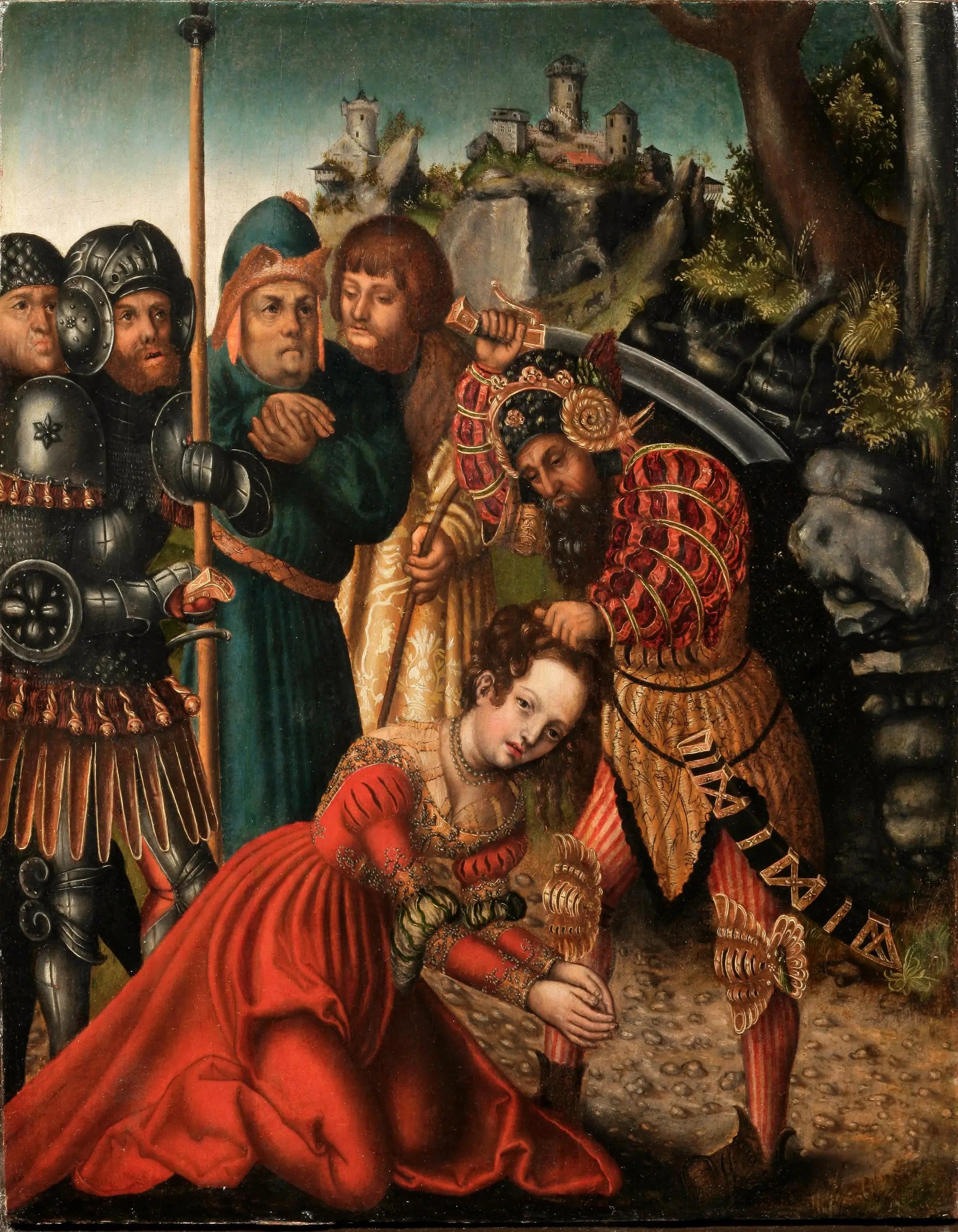Le martyre de sainte Barbe - Lucas Cranach the Elder - Alpha Reproduction