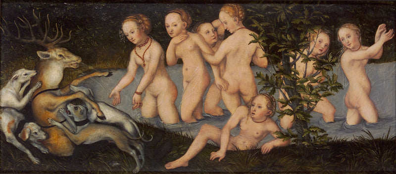 Diane e Atteone - Lucas Cranach il Vecchio