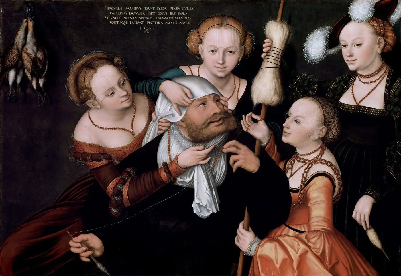 Héraclès et Omphale - Lucas Cranach the Elder - Alpha Reproduction