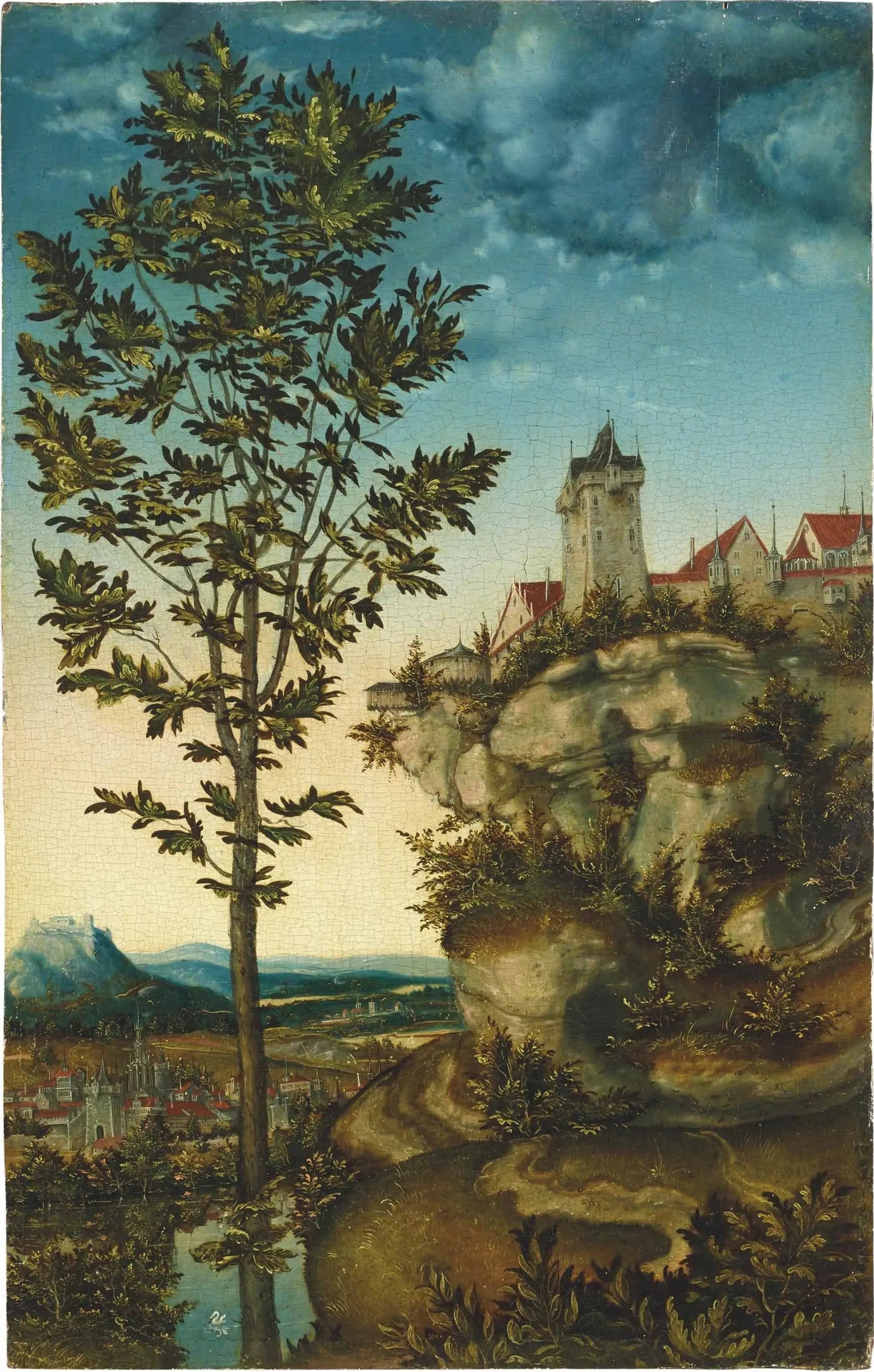 Paysage (fragment) - Lucas Cranach the Elder - Alpha Reproduction