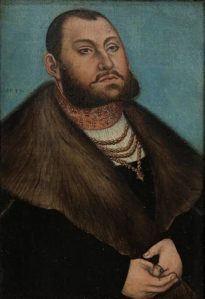 Portrait de l’électeur Jean Frédéric le Magnanime de Saxe (1503-1554) - Lucas Cranach the Elder - Alpha Reproduction