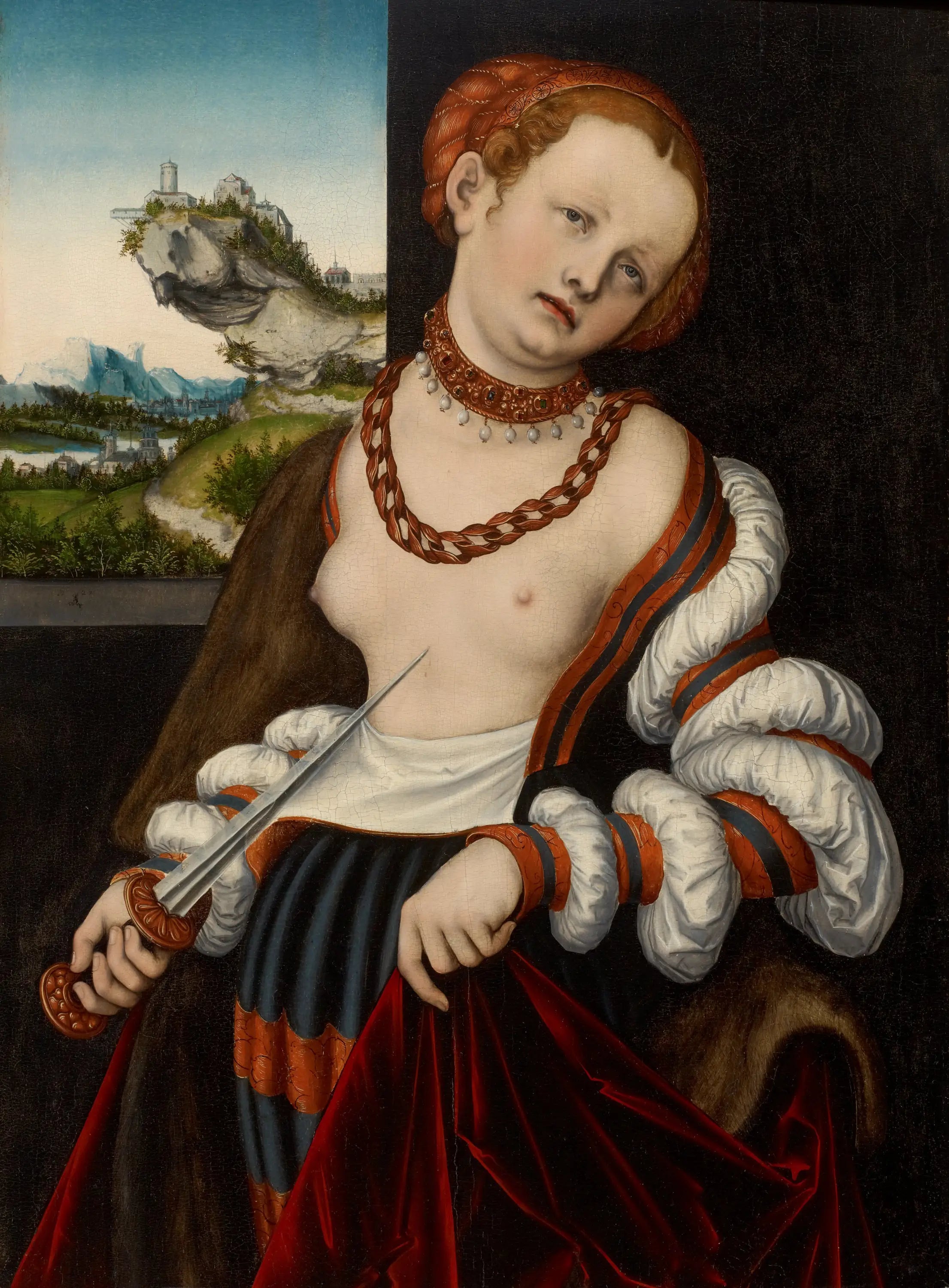 Le suicide de Lucrèce - Lucas Cranach the Elder - Alpha Reproduction