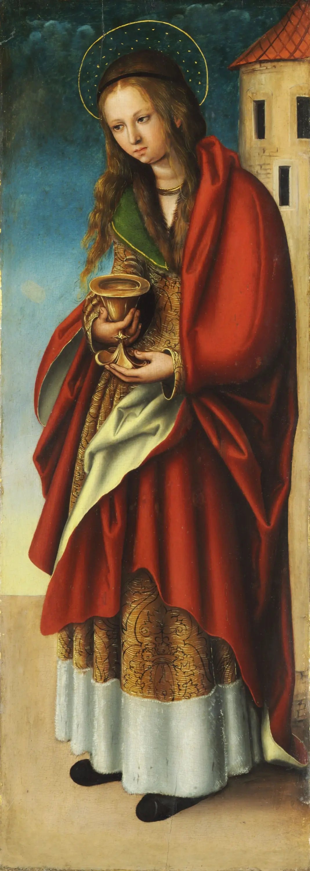 Sainte-Barbe - Lucas Cranach the Elder - Alpha Reproduction