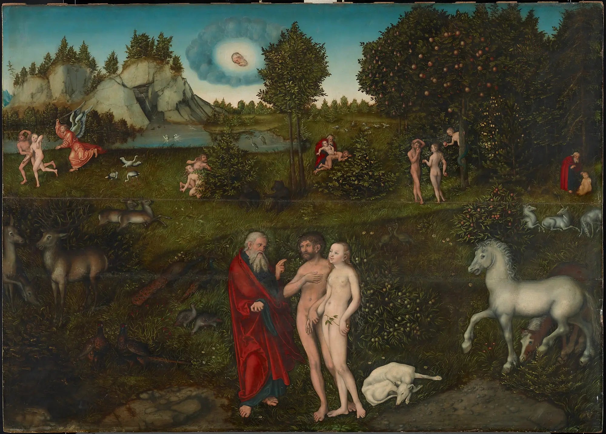 Paradis - Lucas Cranach the Elder - Alpha Reproduction