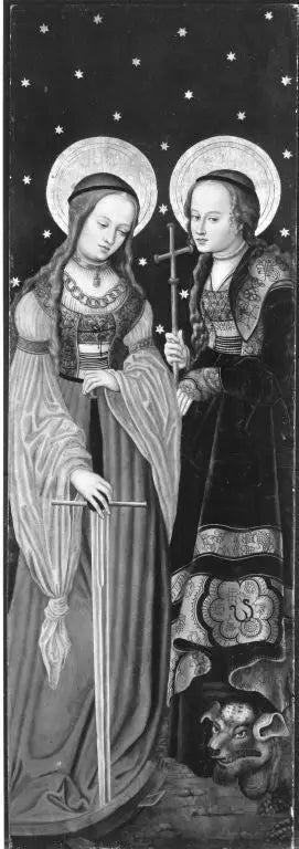 Saintes Catherine et Marguerite - Lucas Cranach the Elder - Alpha Reproduction