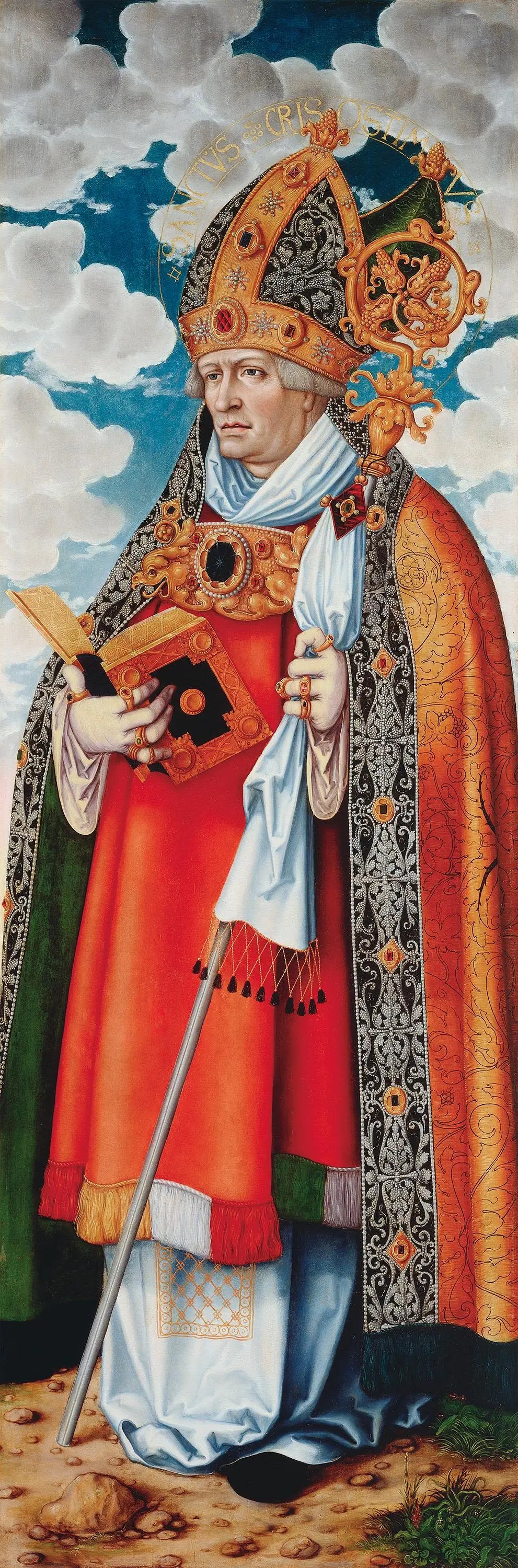 Autel de la Madeleine: Saint Chrysostome - Lucas Cranach the Elder - Alpha Reproduction