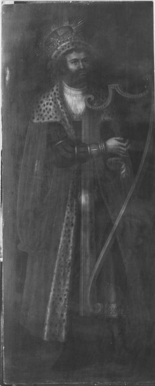 Le roi David avec une harpe - Lucas Cranach the Elder - Alpha Reproduction