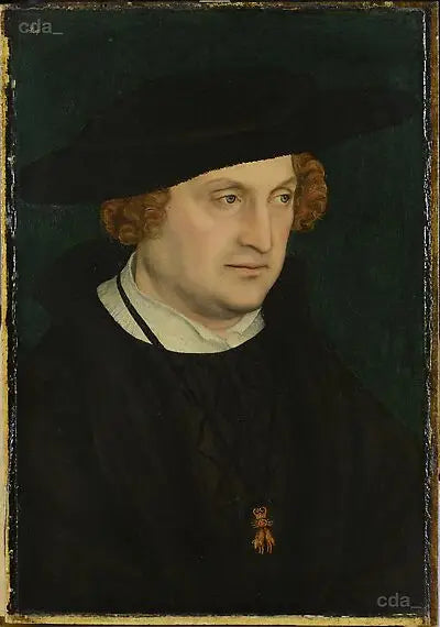 Portrait du margrave Jean de Brandebourg-Ansbach - Lucas Cranach the Elder - Alpha Reproduction