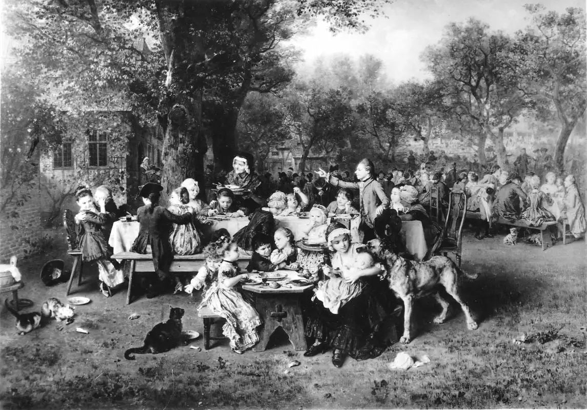 Fête des enfants (Wie die Alten sungen) - Ludwig Knaus - Alpha Reproduction