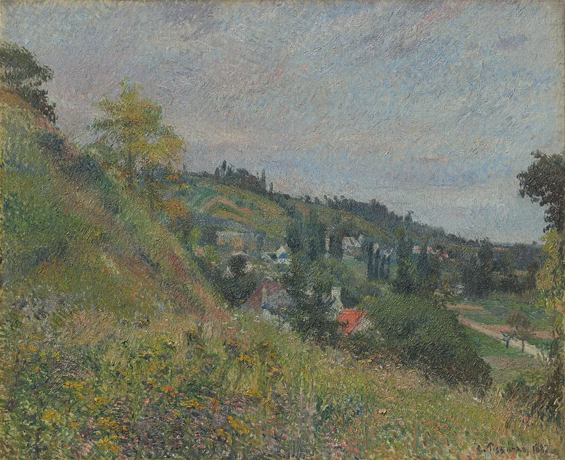 Le Colline del Cavolo, Pontoise - Camille Pissarro