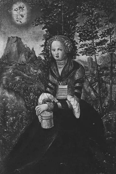 Sainte Madeleine - Lucas Cranach the Elder - Alpha Reproduction