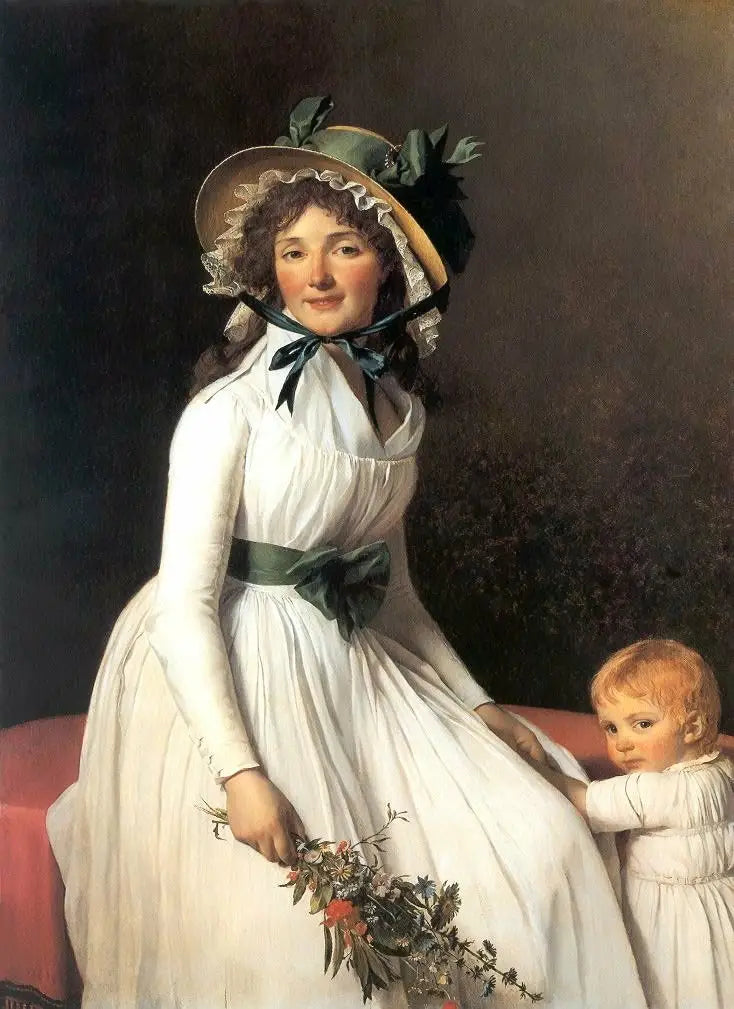 Ritratto di Émilie Sériziat e figli - Jacques-Louis David