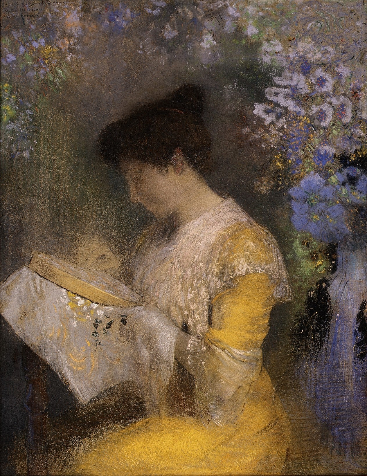 Madame Arthur Fontaine (Marie Escudier) - Odilon Redon
