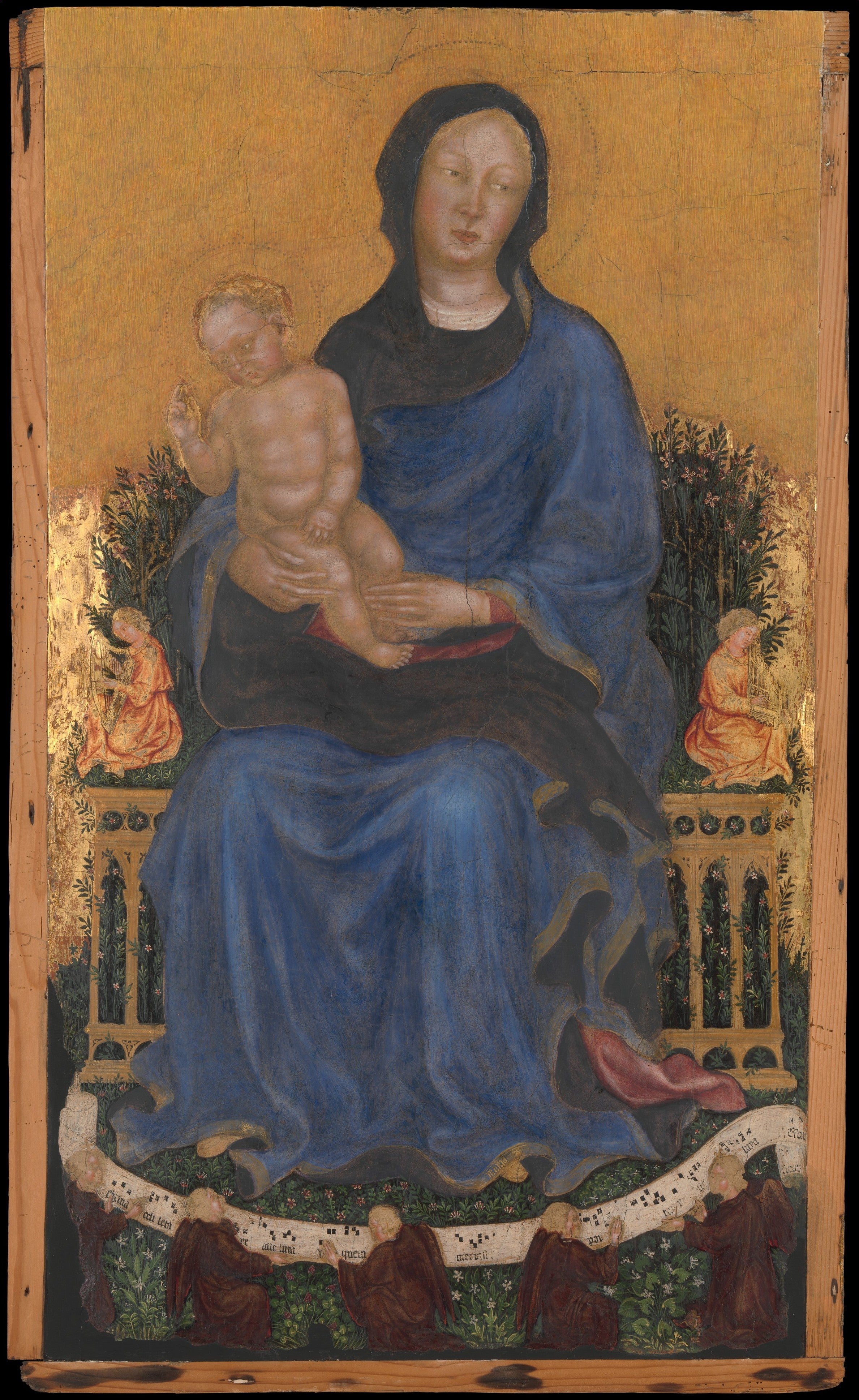 Vierge et l’Enfant avec des anges - Gentile da Fabriano - Alpha Reproduction