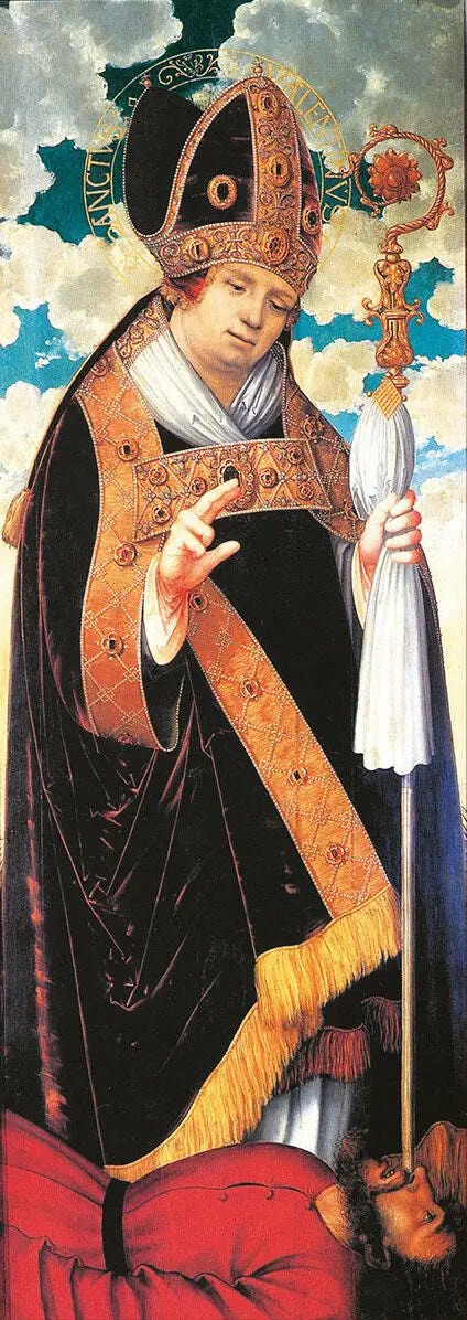 Autel de la Madeleine: Saint Valentin [panneau à aile fixe] - Lucas Cranach the Elder - Alpha Reproduction