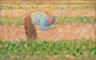 Reproduction du tableau « Homme avec une houe - Georges Seurat » par Alpha Reproduction en peinture à l’huile