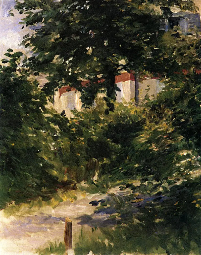 Sentiero da giardino a Rueil - Édouard Manet