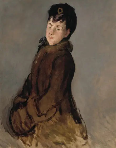 Ritratto di Isabelle Lemonnier con un manicotto - Édouard Manet