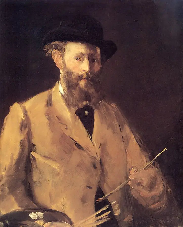 Autoportrait à la palette - Édouard Manet - Alpha Reproduction