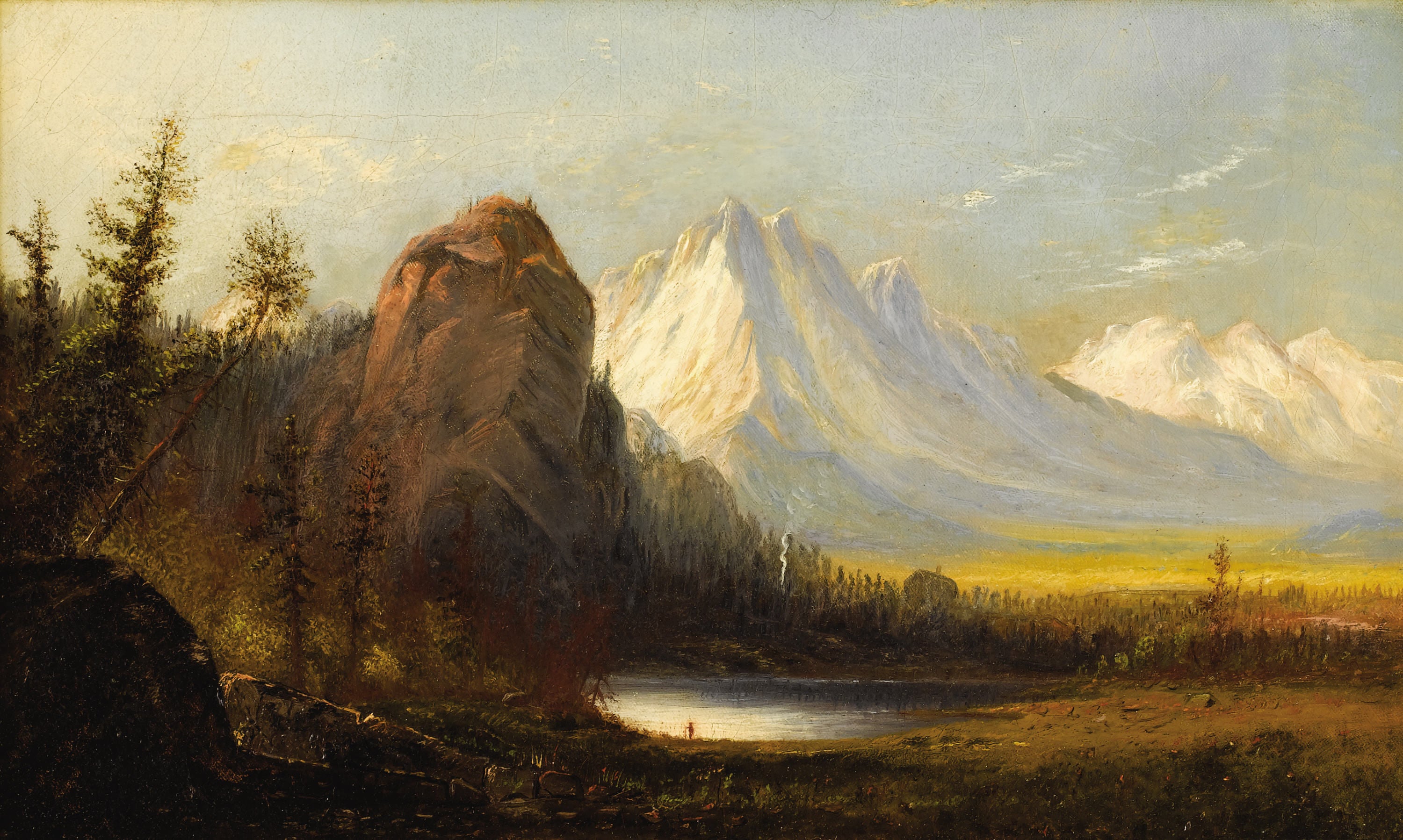 Rocher de la Cathédrale - Albert Bierstadt