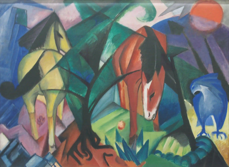 Cavalli e aquila - Franz Marc
