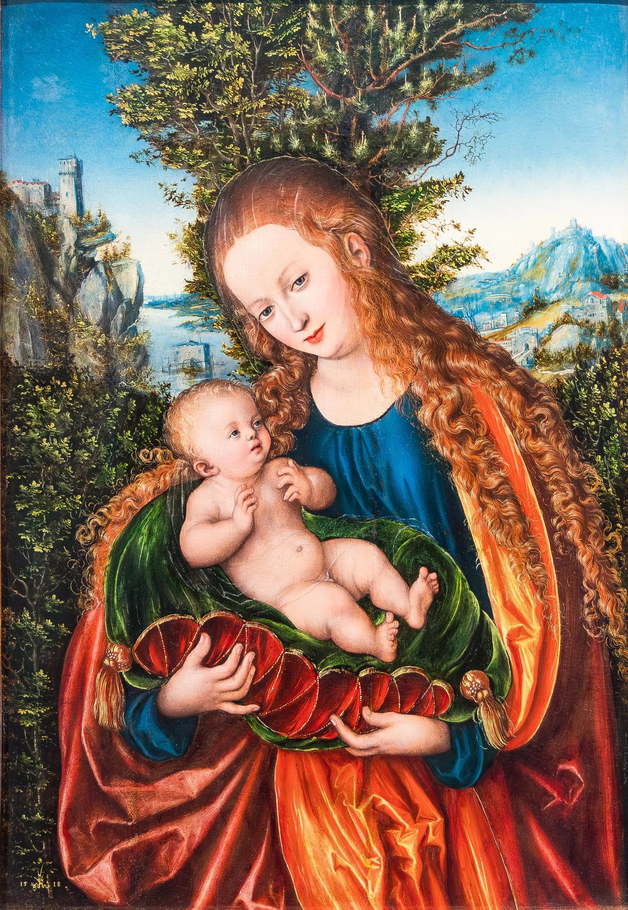 La Vierge à l’Enfant - Lucas Cranach the Elder - Alpha Reproduction