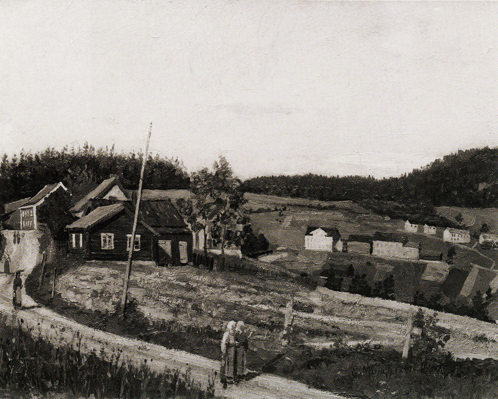 Reproduction du tableau « Maridalsveien à Nydalen - Edvard Munch » par Alpha Reproduction en peinture à l’huile