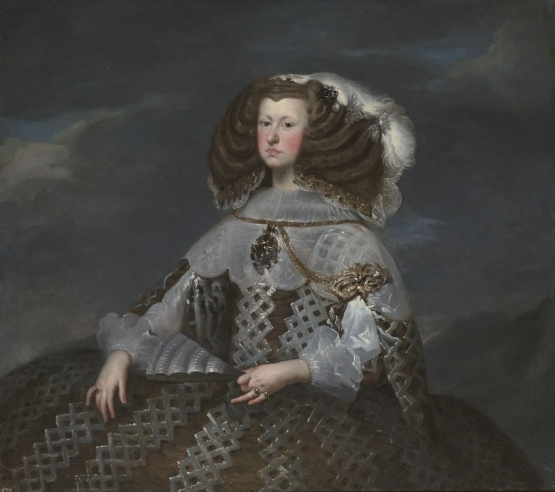 Marie-Anne d'Autriche, regina di Spagna (1635-1696), reggente - Diego Velázquez
