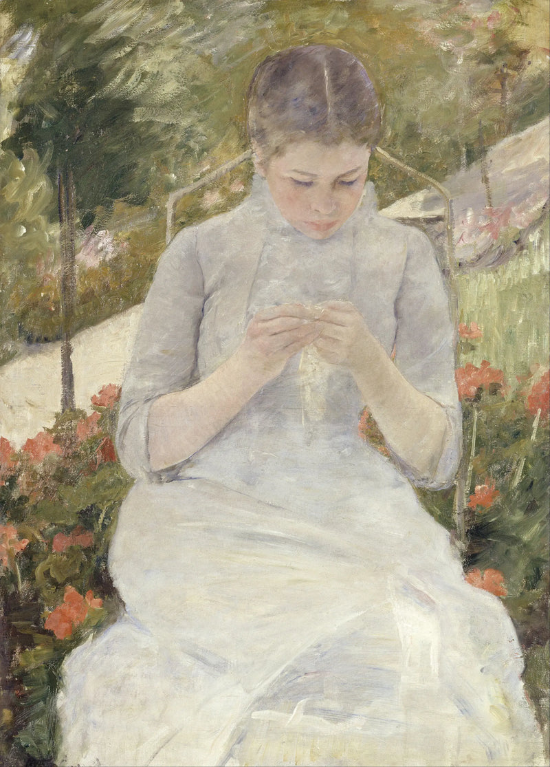 Ragazza nel giardino - Mary Cassatt