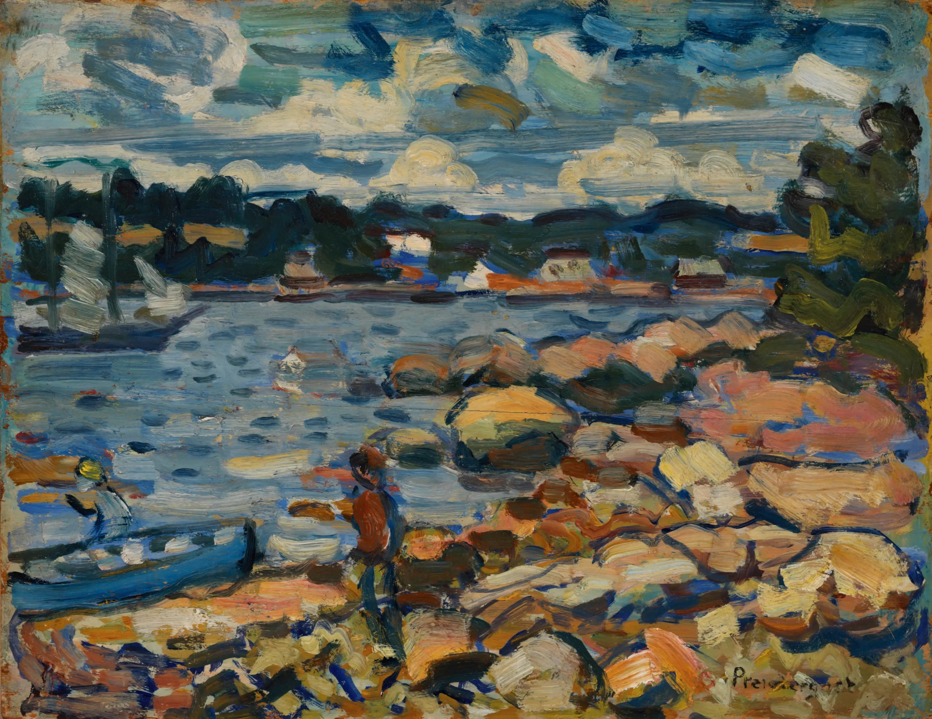 Brooksville Maine (rivière et rochers) - Maurice Prendergast - Alpha Reproduction