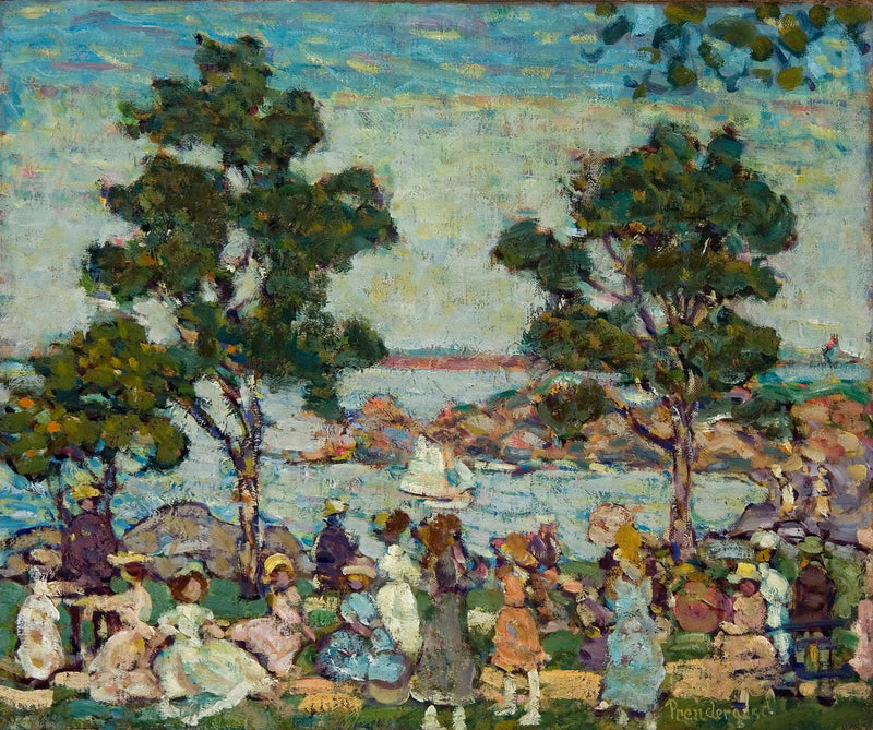 Paesaggio (scena di parco) - Maurice Prendergast