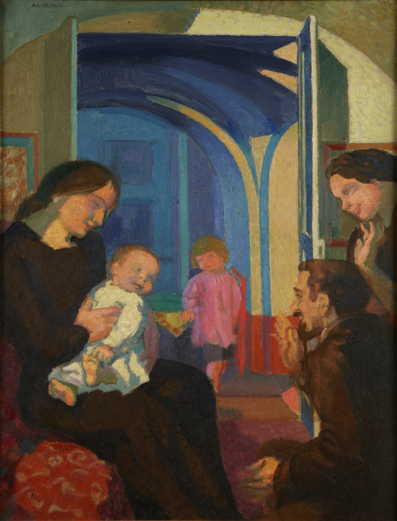 La visita del padrino - Maurice Denis