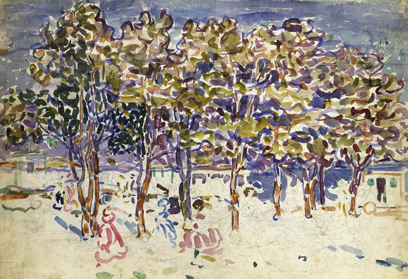 Arbres - Maurice Prendergast - Alpha Reproduction
