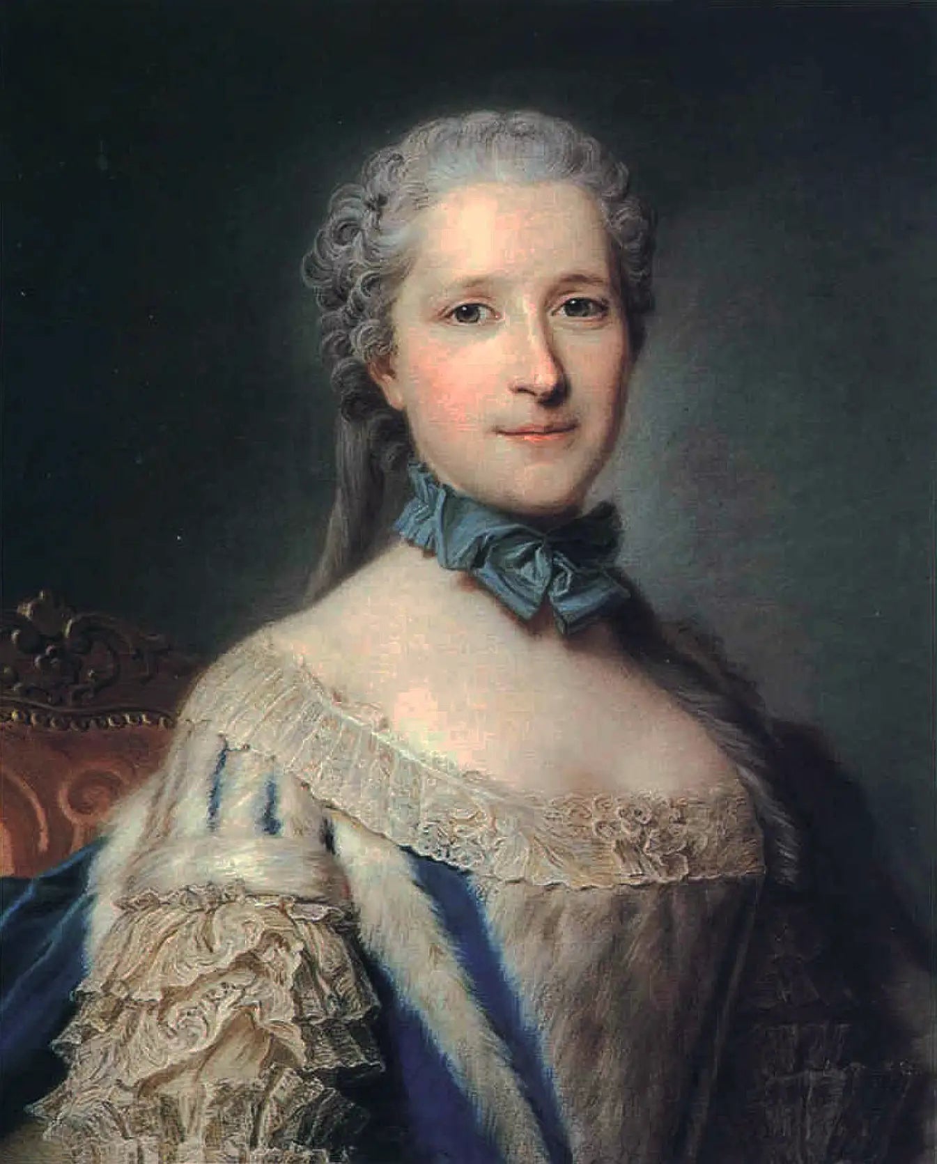 Portrait de la Maréchale de Belle-Isle - Maurice-Quentin de La Tour - Alpha Reproduction