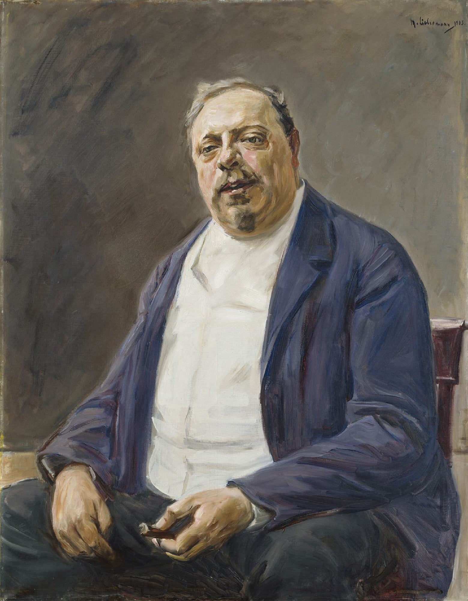 Ritratto di Alfred von Berger - Max Liebermann