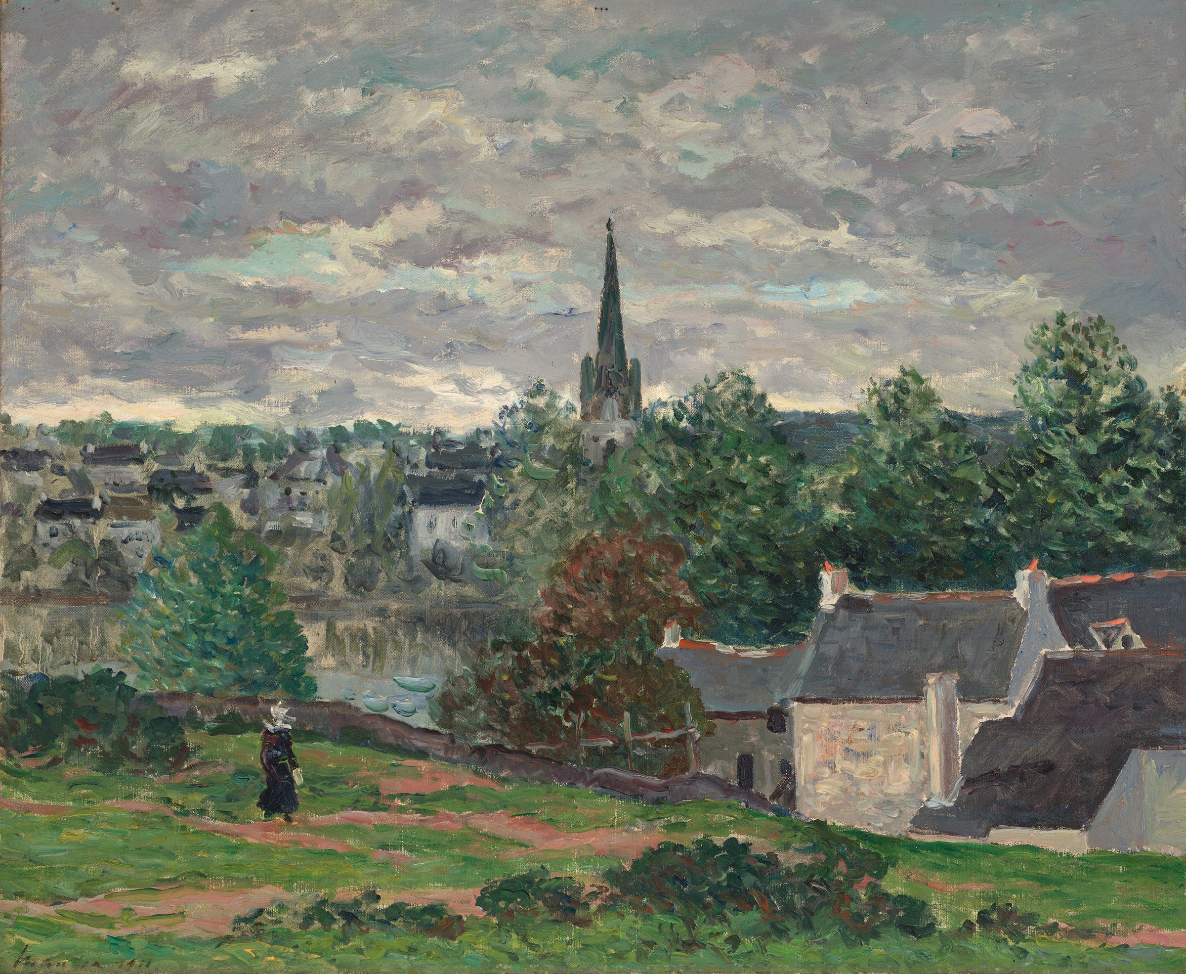 Le Village de Rosporden (Finistère) - Maxime Maufra - Alpha Reproduction