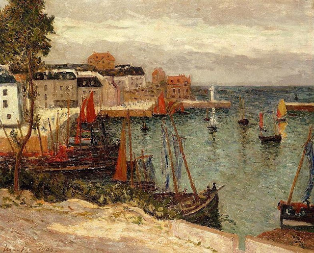 Il porto di Sauzon, Belle-île-en-Mer - Maxime Maufra