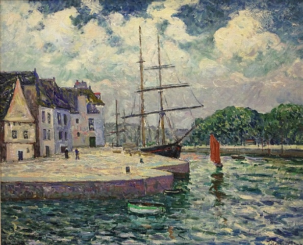 Il porto di Saint-Goustan ad Auray - Maxime Maufra