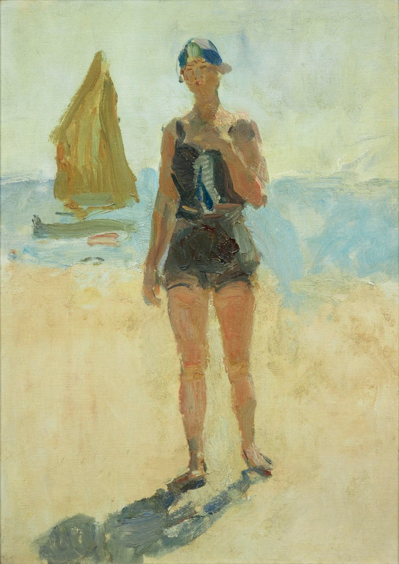 Ragazza al Lido - Isaac Israel