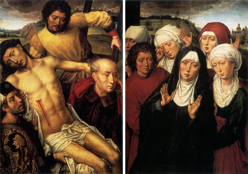 Diptyque con deposizione - Hans Memling