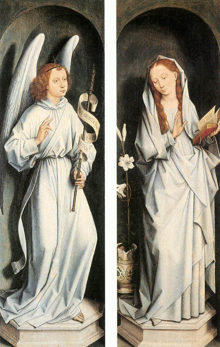 Annonciation - Hans Memling - Alpha Reproduction
