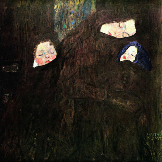 🌸👩‍👧‍👦 Madre con bambini – Gustav Klimt (circa 1905)