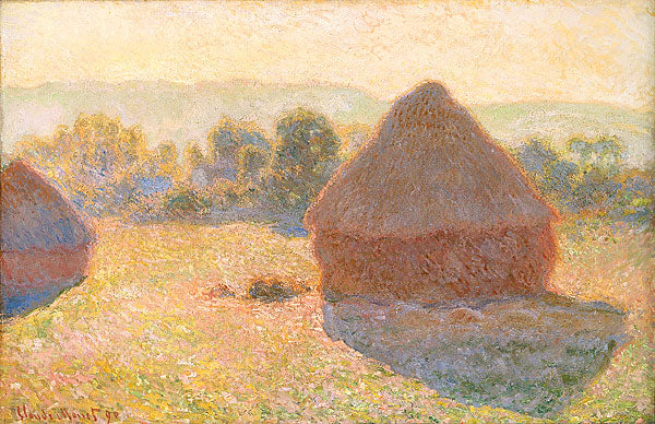 Mucchi di fieno, mezzogiorno - Claude Monet