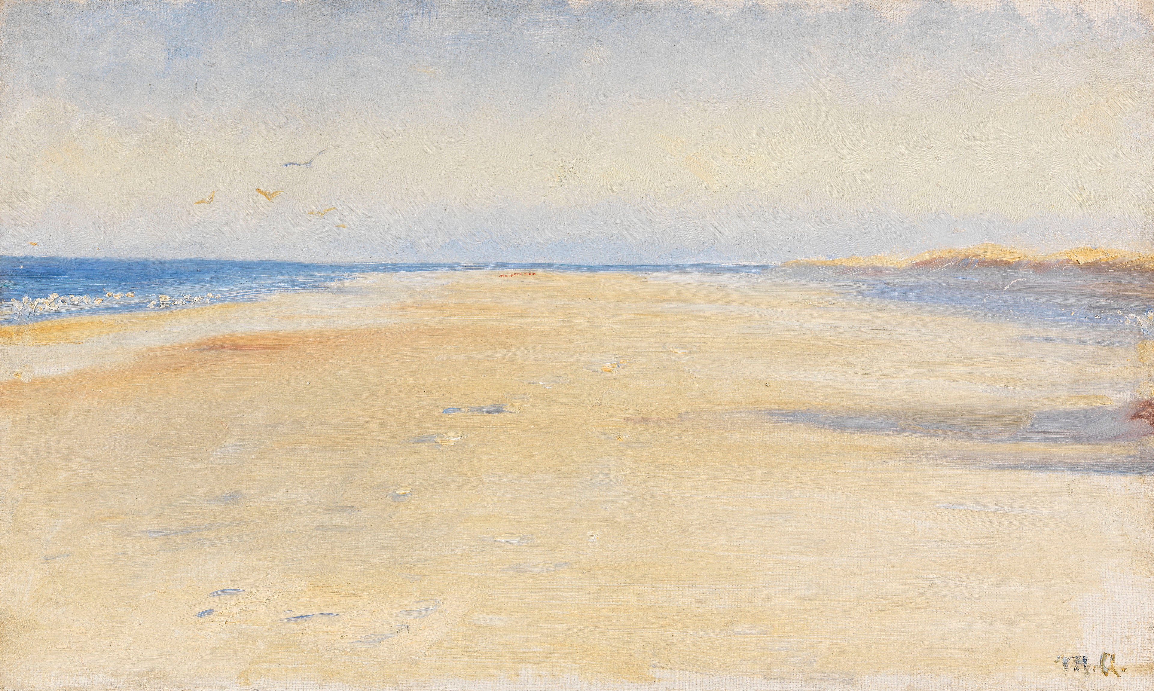 La spiaggia di Skagen. -Michael Peter Ancher