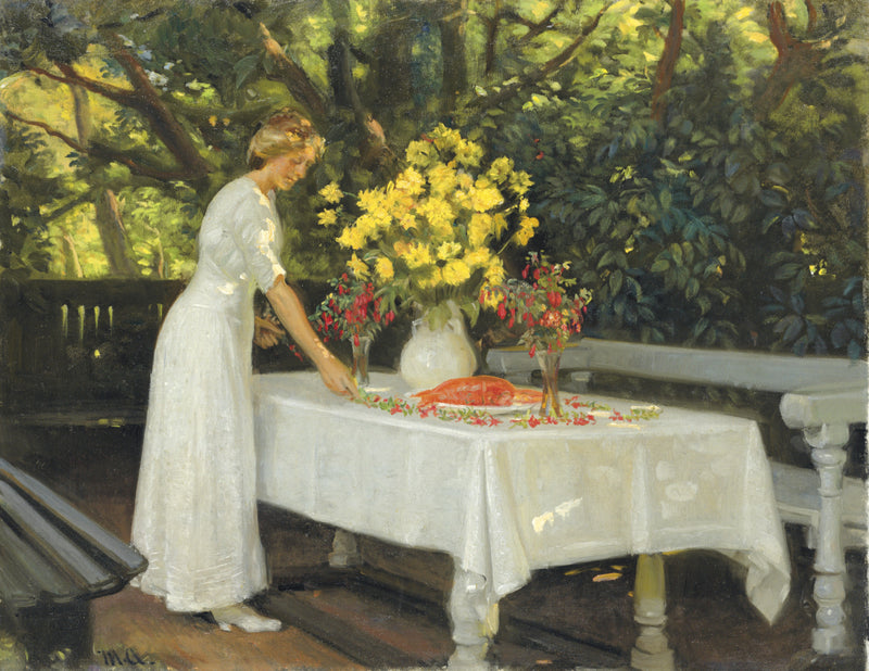 Preparare il pranzo. -Michael Peter Ancher